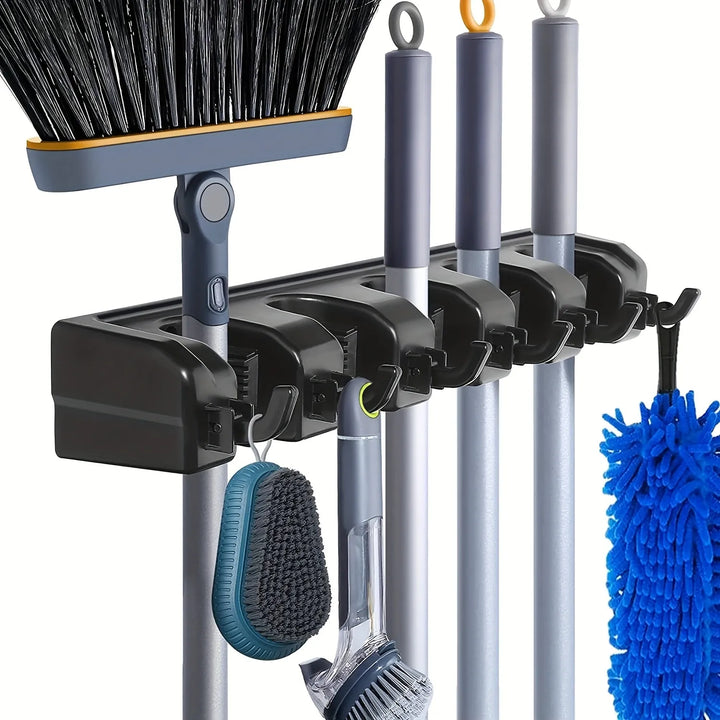 Wall Mounted Mop Holder 3/4/5 Position